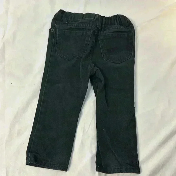 The Children's Place - black denim toddler jeans. Size 18-24 months - Picture 3 of 5
